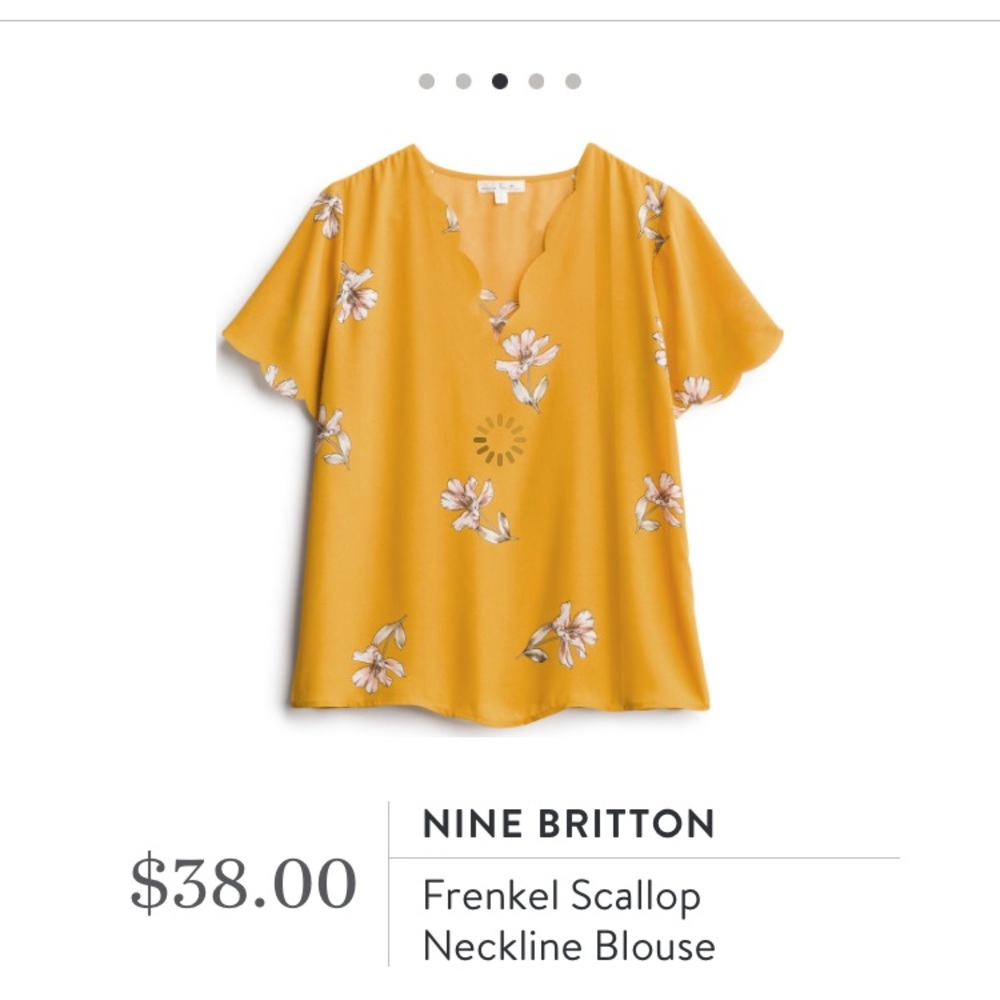 NWT Nine Britton blouse